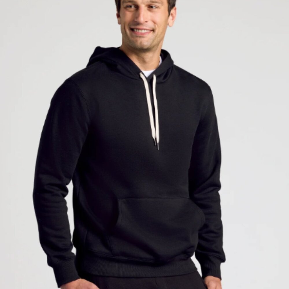 Good condition Men's Black True Classic Pullover Hoodie - French Terry Large